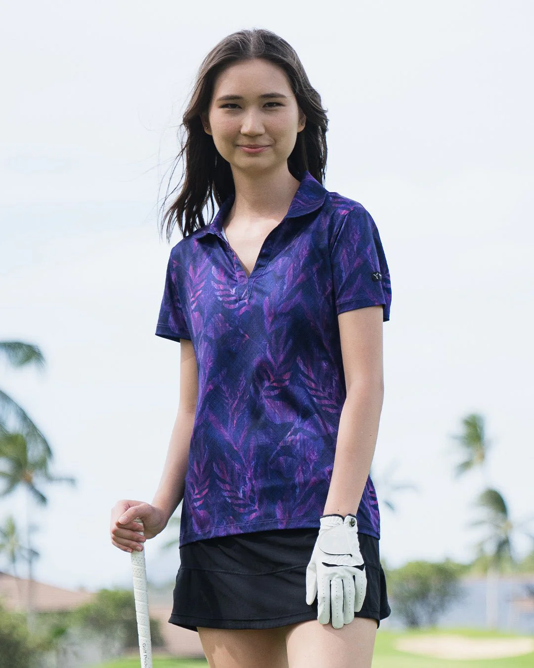 Violet Vogue Women's Golf Polo - Image 4